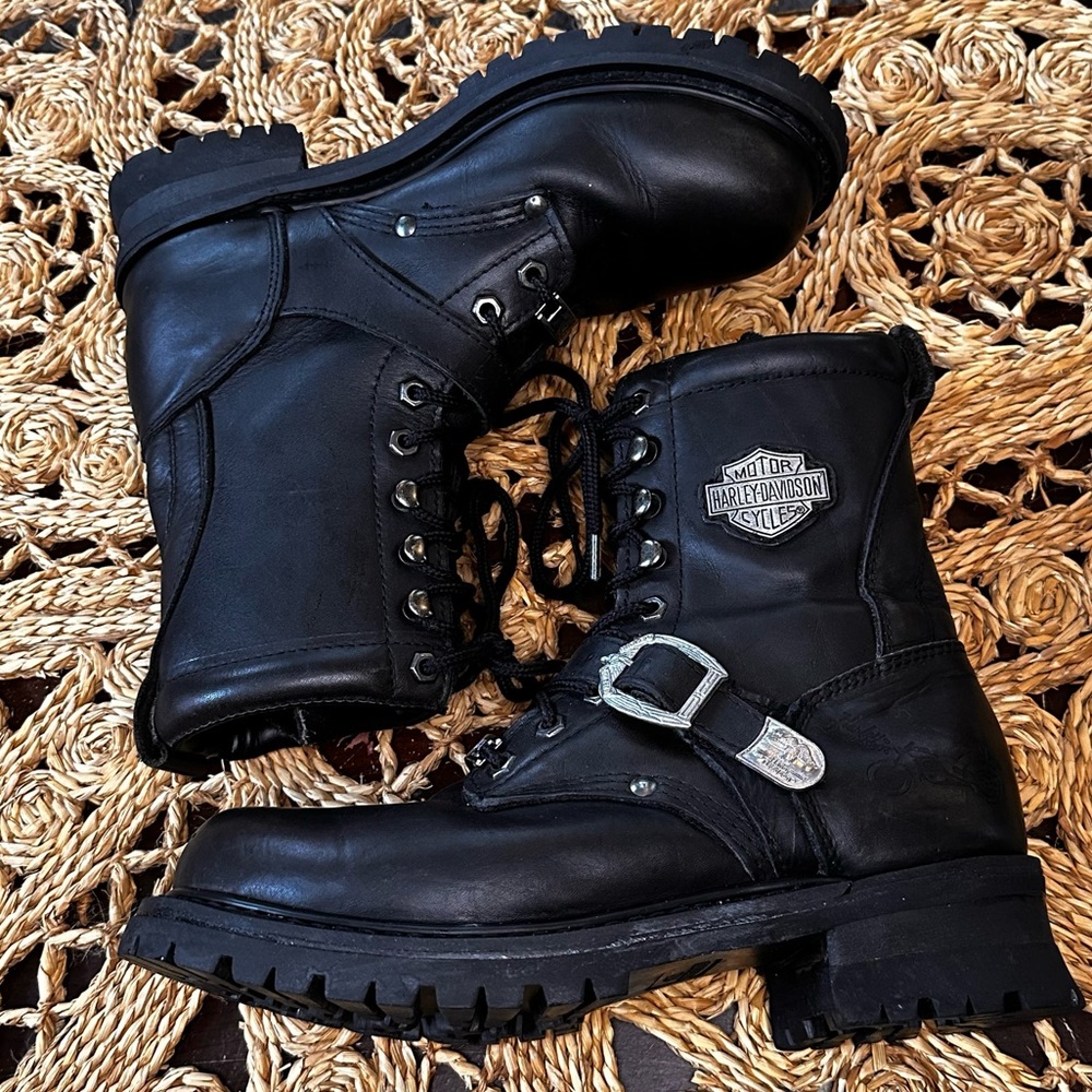 Harley-Davidson Faded Glory Riding Boots size 8.5 - Picture 2 of 6